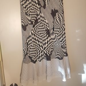 Beautiful ruffled midi skirt